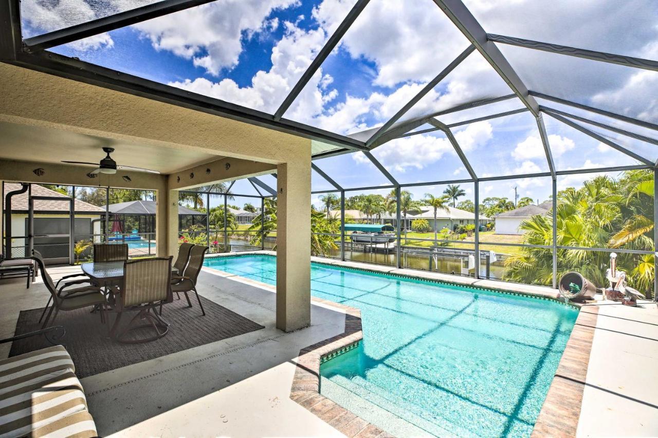 Cape Coral Canalfront Home With Pool And Dock Eksteriør billede