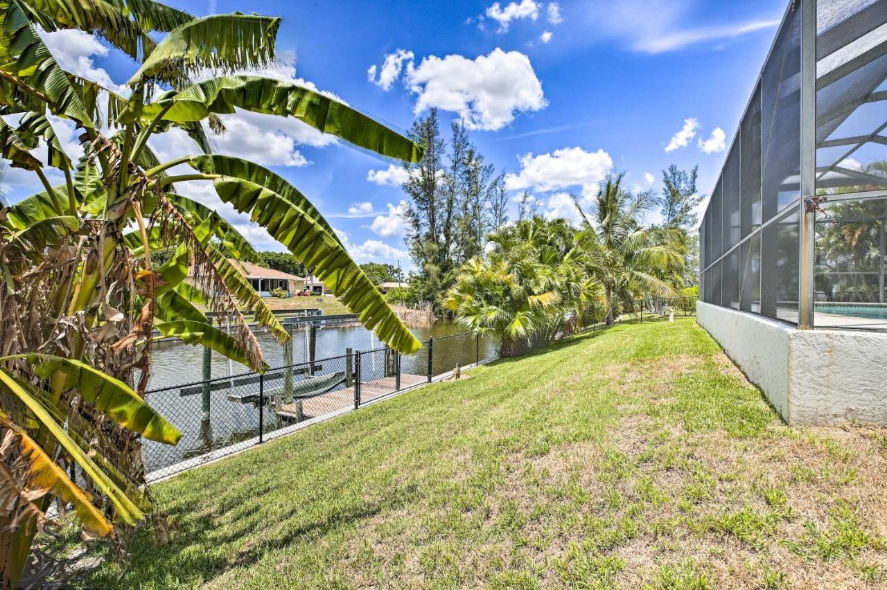 Cape Coral Canalfront Home With Pool And Dock Eksteriør billede