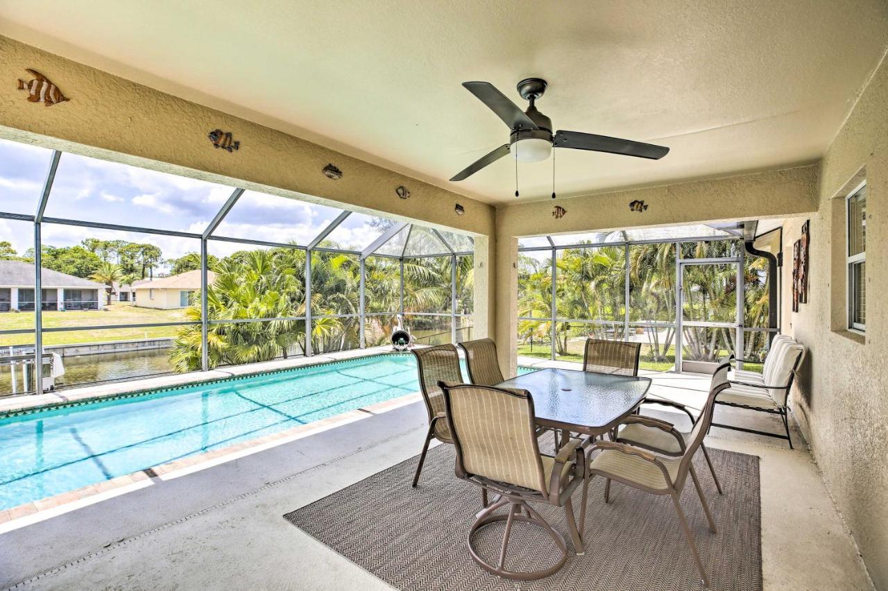 Cape Coral Canalfront Home With Pool And Dock Eksteriør billede